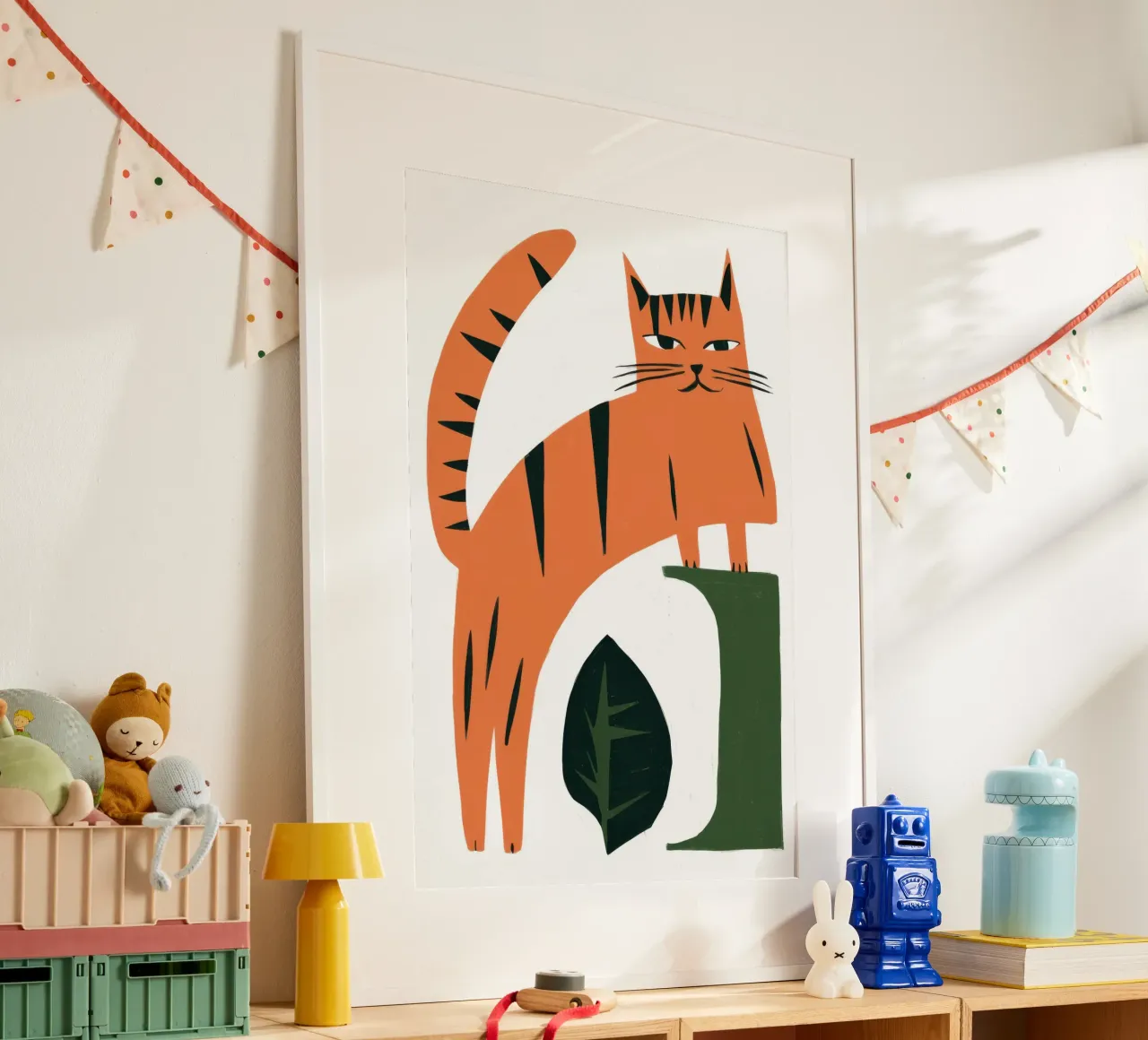 Sguardo grafico della tigre poster da Selene Shade