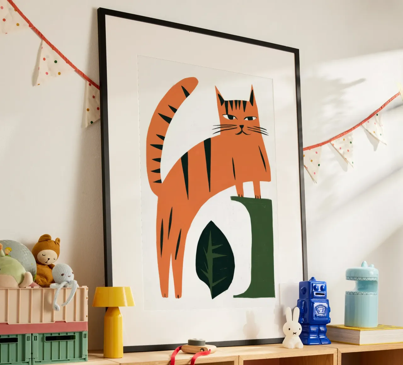 Sguardo grafico della tigre poster da Selene Shade