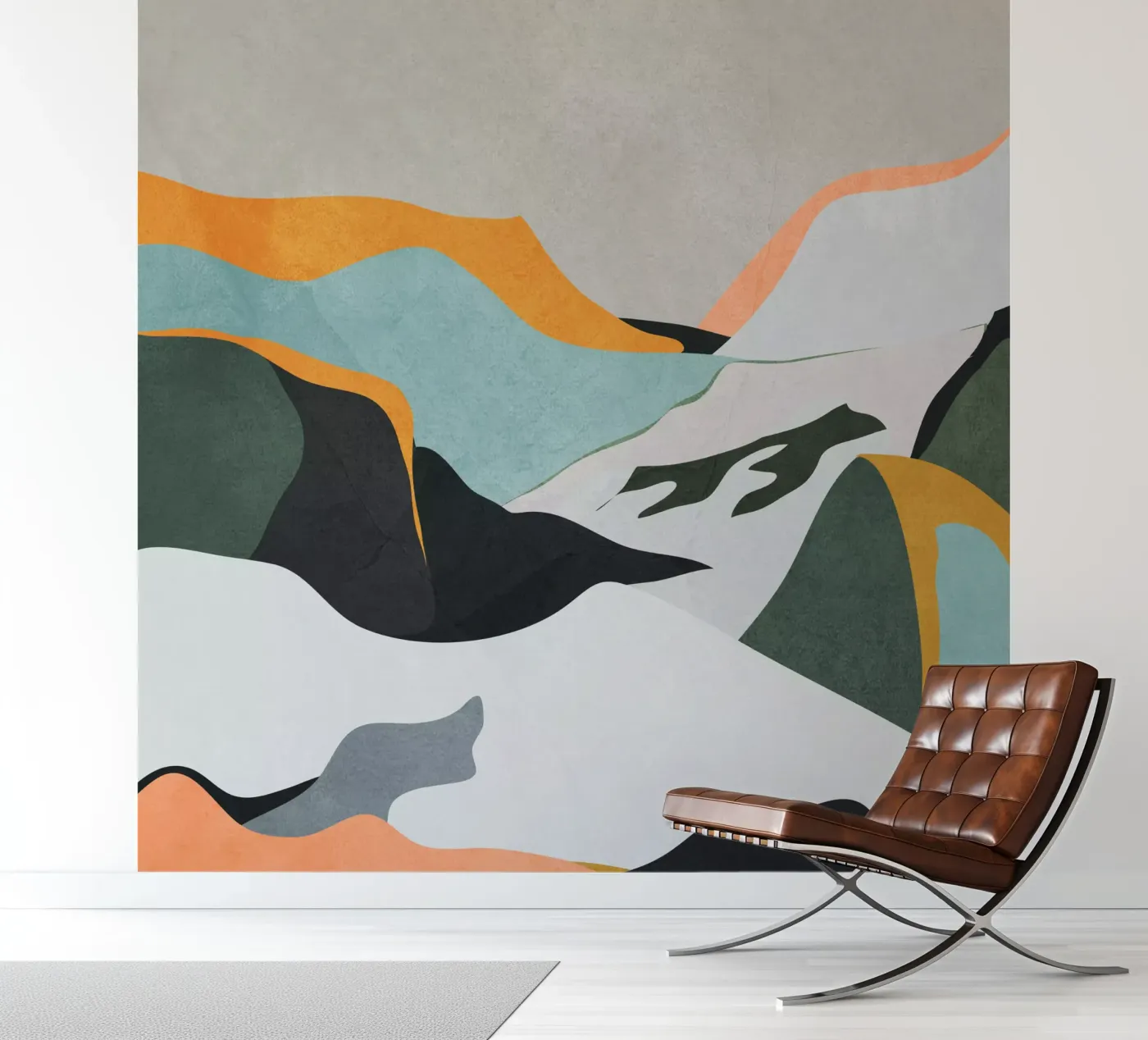 bergen fotobehang van ThingDesign