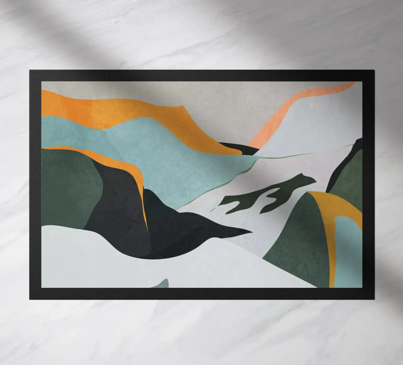 mountains doormat by ThingDesign