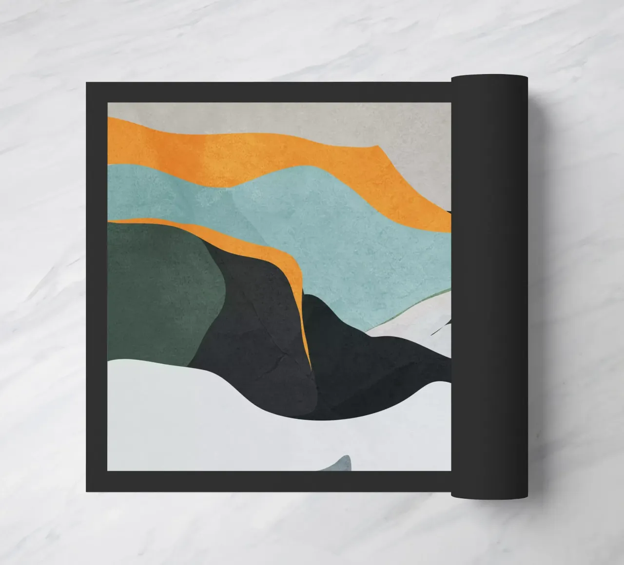 mountains doormat by ThingDesign