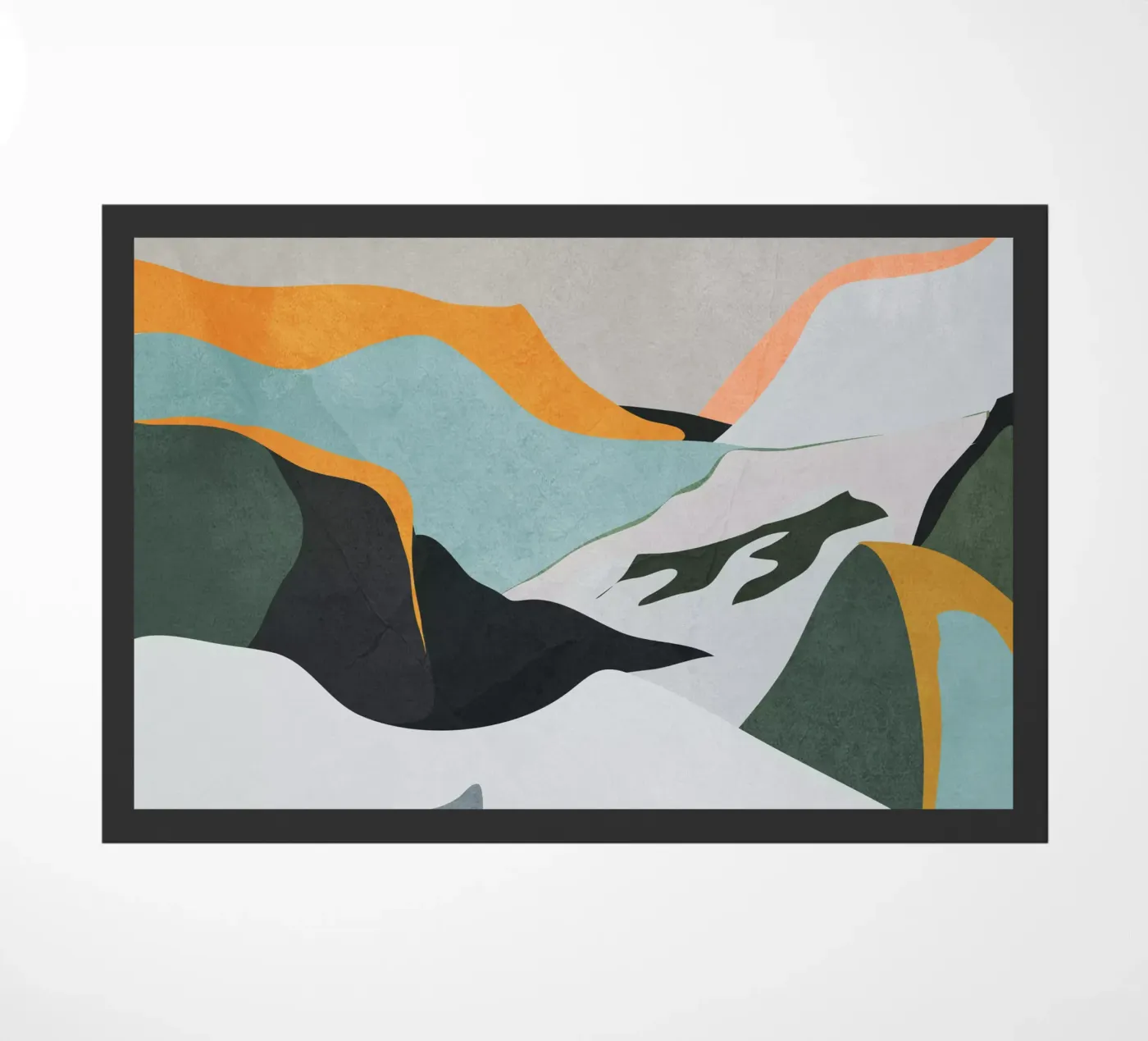mountains doormat by ThingDesign