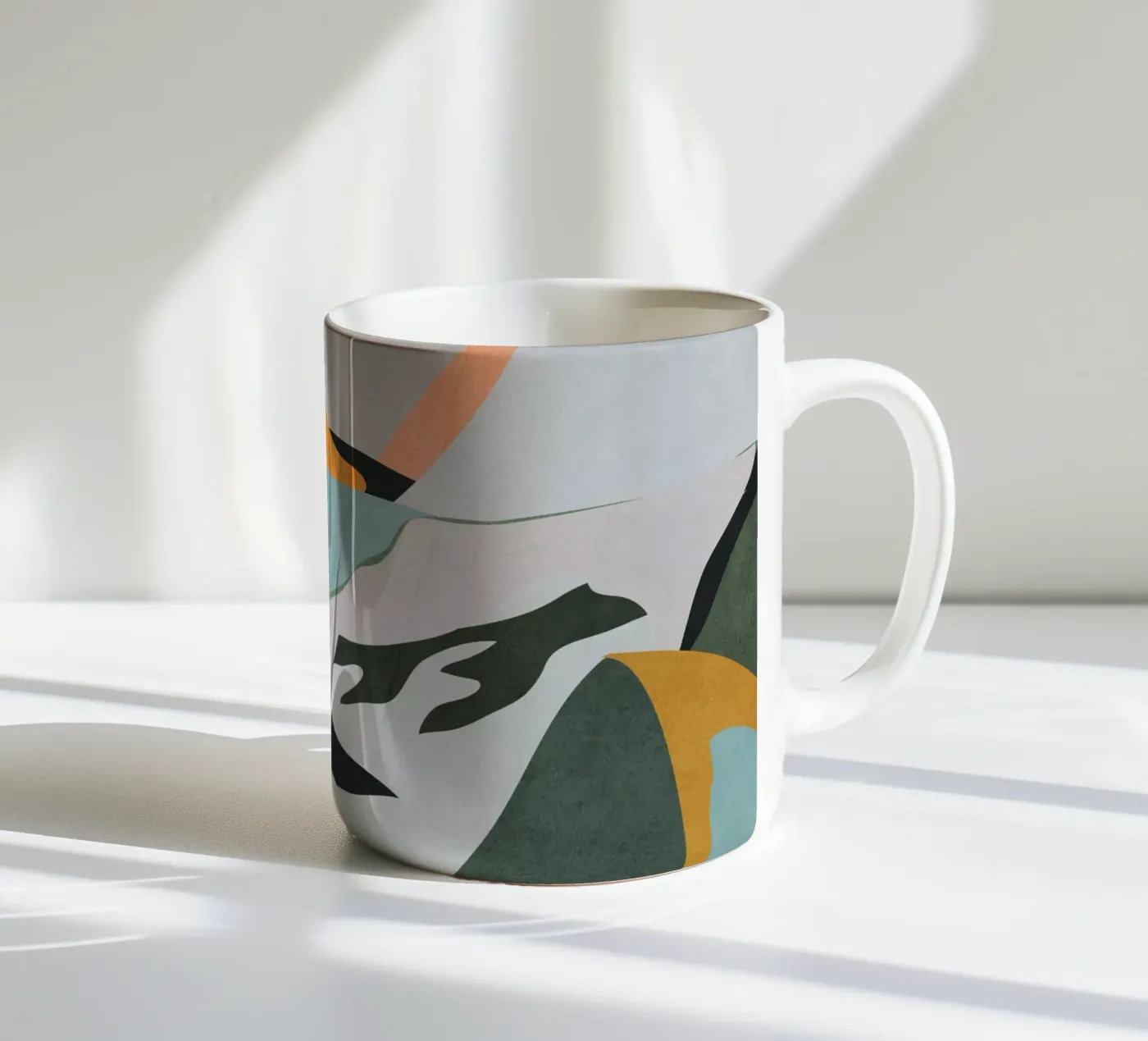 mountains ceramic mug by ThingDesign