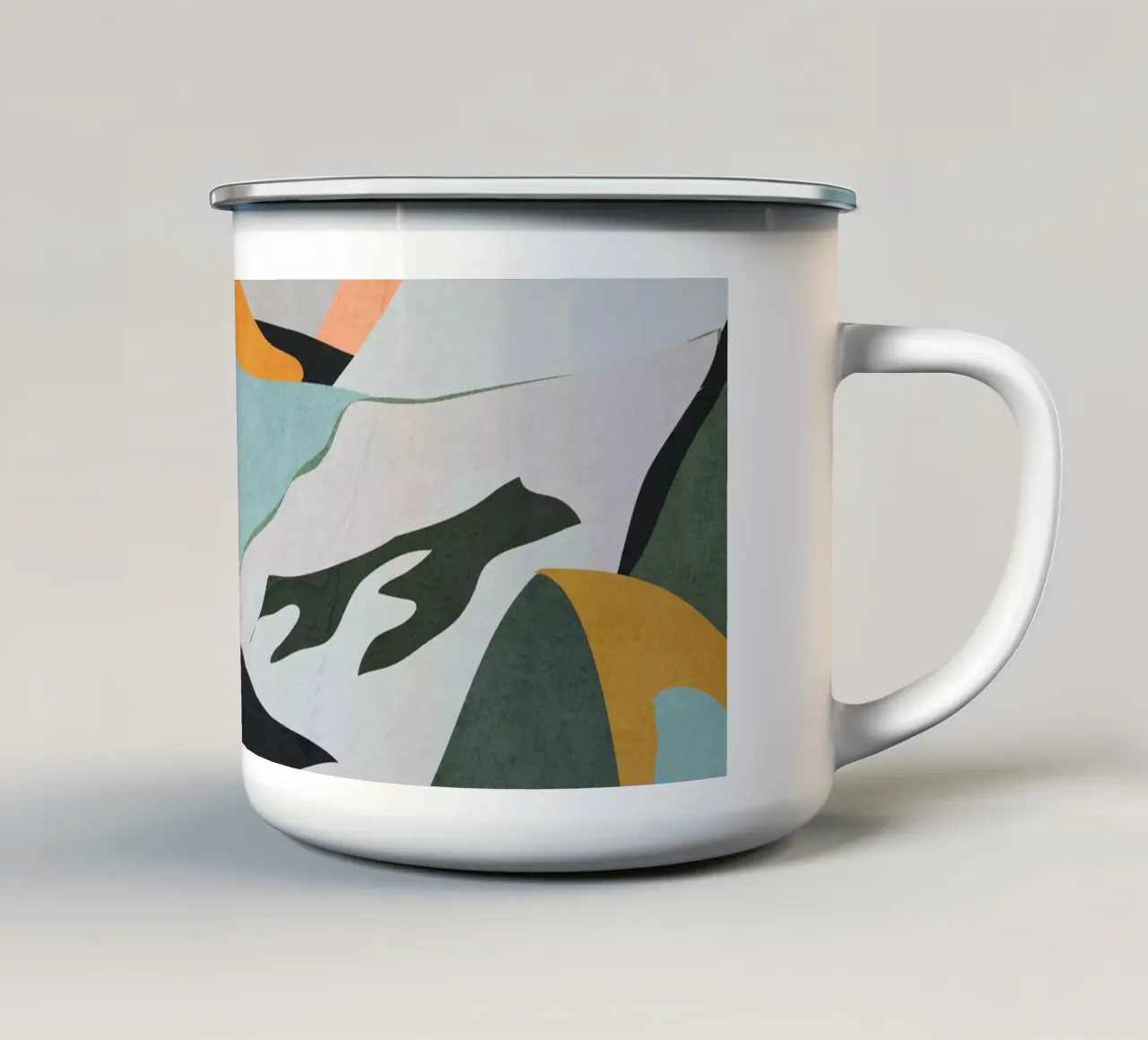 montagne tazza in smalto da ThingDesign