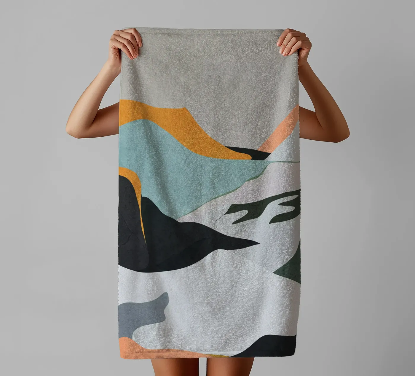 mountains towel by ThingDesign
