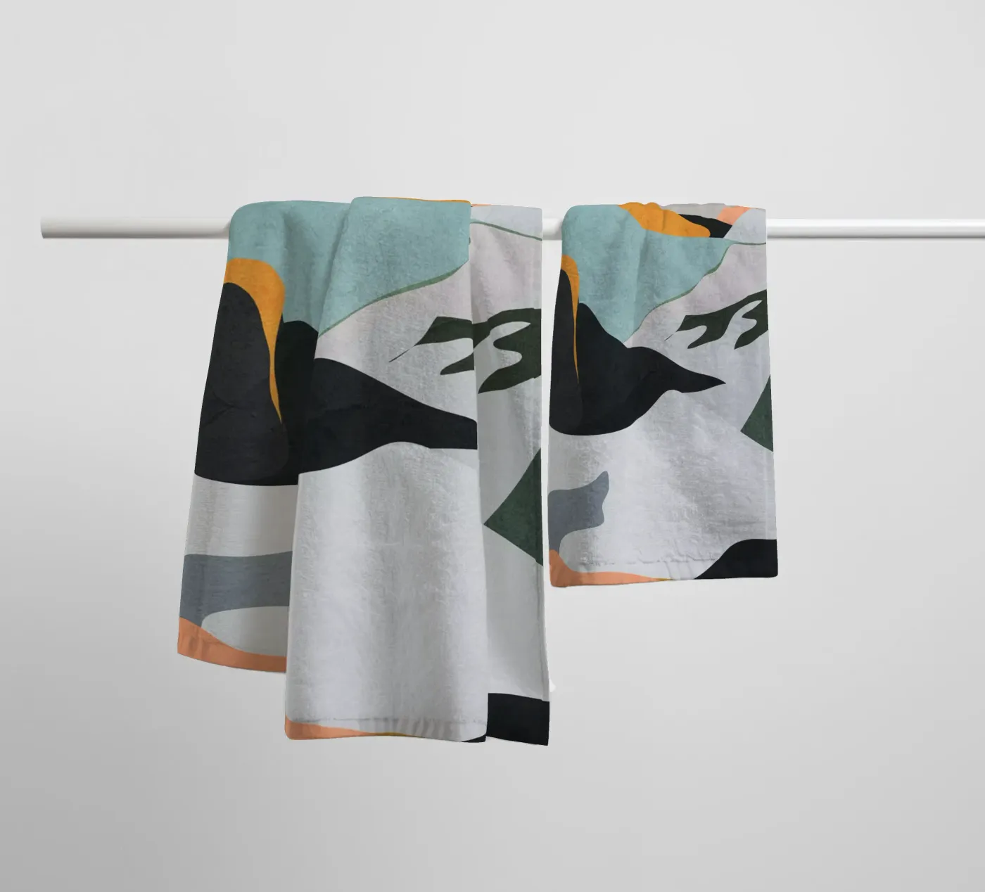 mountains towel by ThingDesign