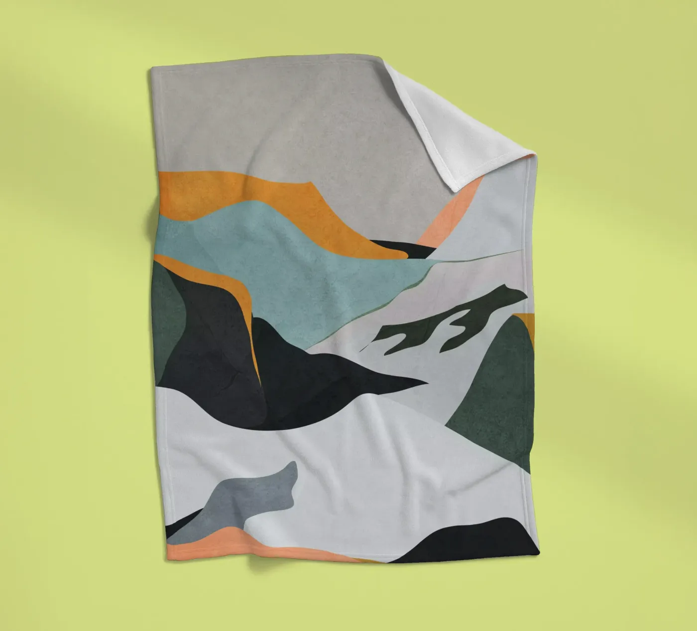 Berge Fleecedecke von ThingDesign