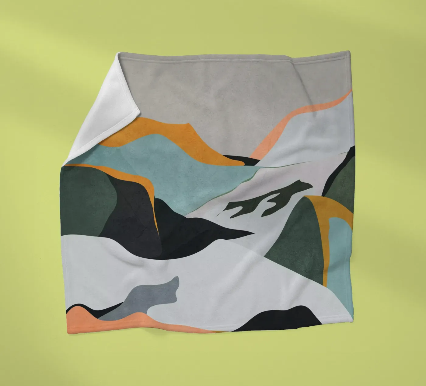 Berge Fleecedecke von ThingDesign