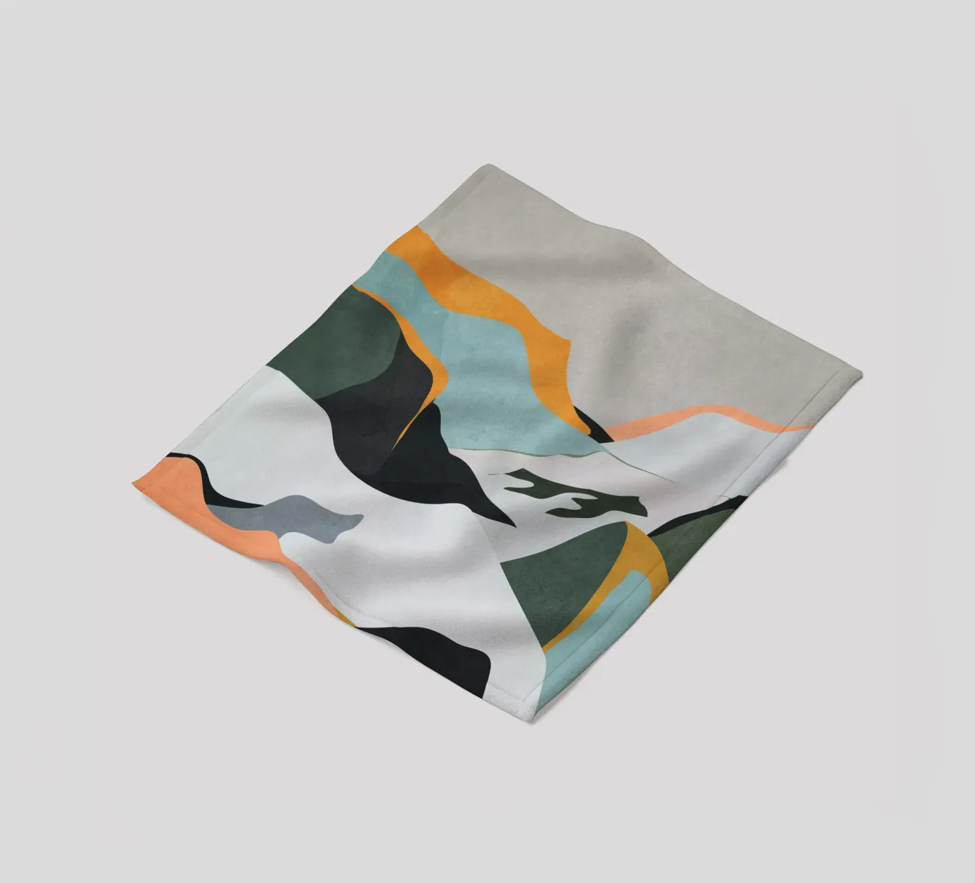 Berge Fleecedecke von ThingDesign