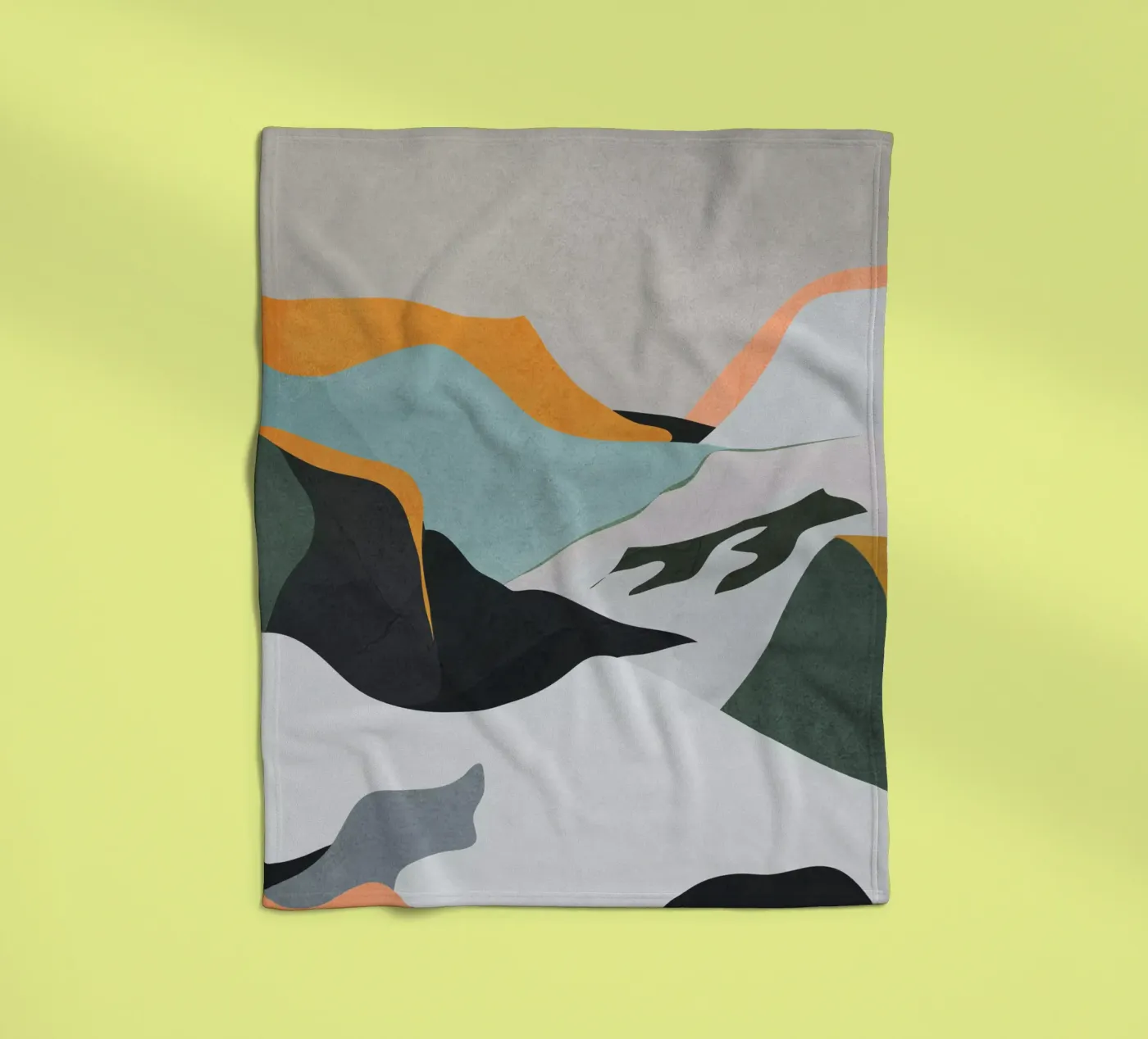 Berge Fleecedecke von ThingDesign