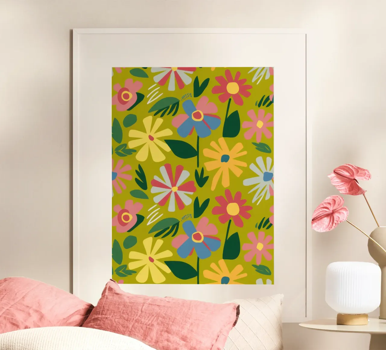 Fiori di Prato Gioioso poster da Gaia Viesta