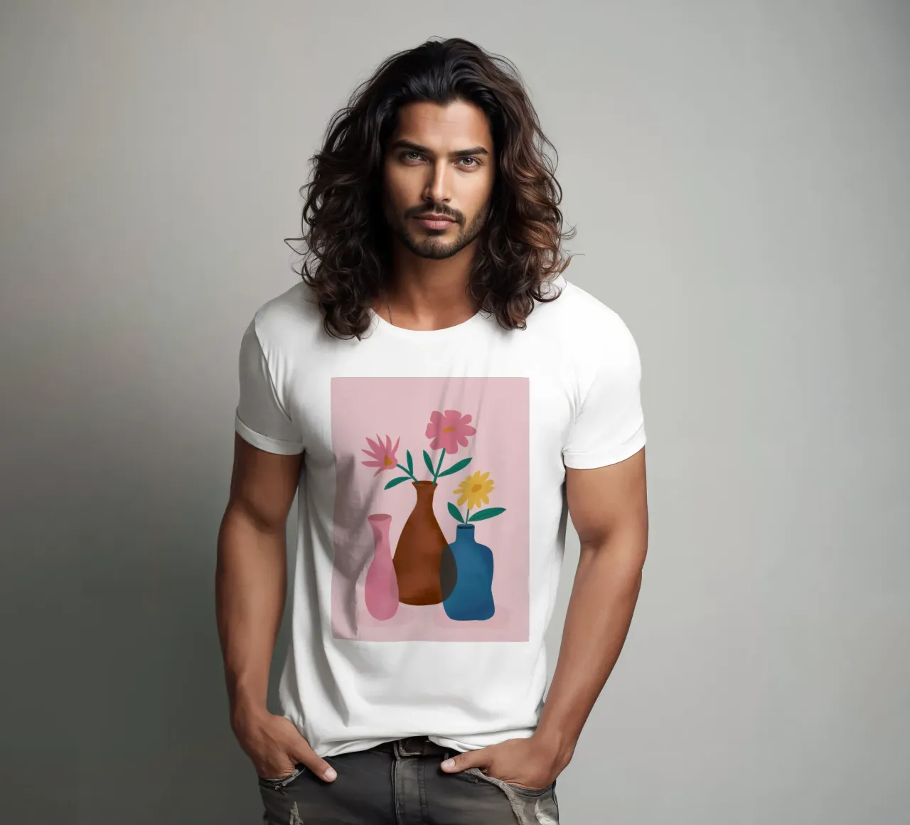 Vasi da fiori semplici t-shirt da Gaia Viesta