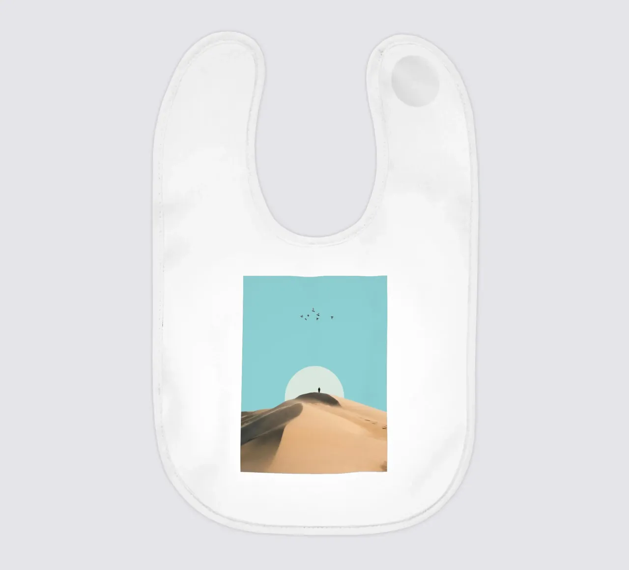 Poster minimalista Dune del deserto bavaglino da Dapidoka
