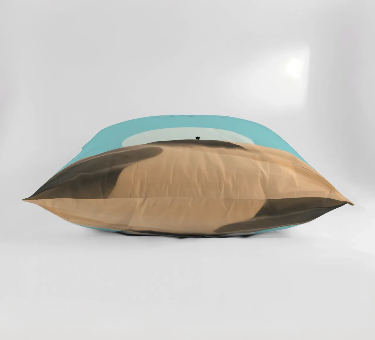 Poster minimalista Dune del deserto cuscino da Dapidoka