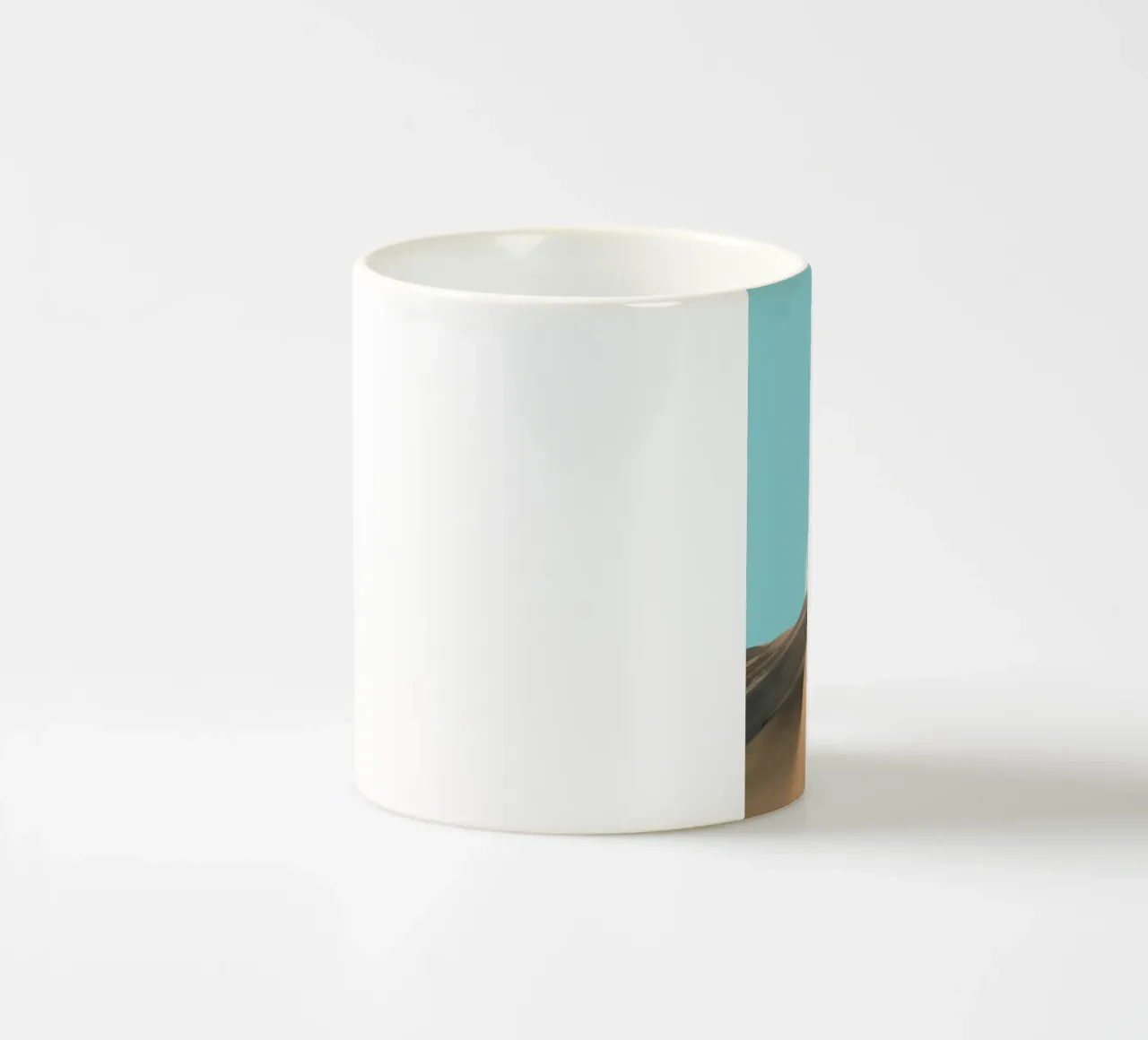 Poster minimalista Dune del deserto tazza in ceramica da Dapidoka