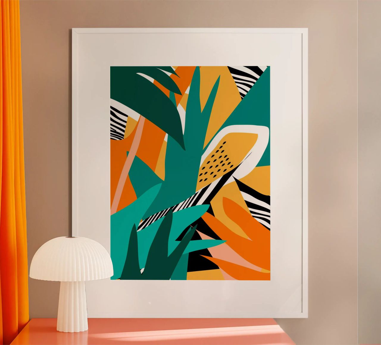 Jungle Abstract poster by ThingDesign