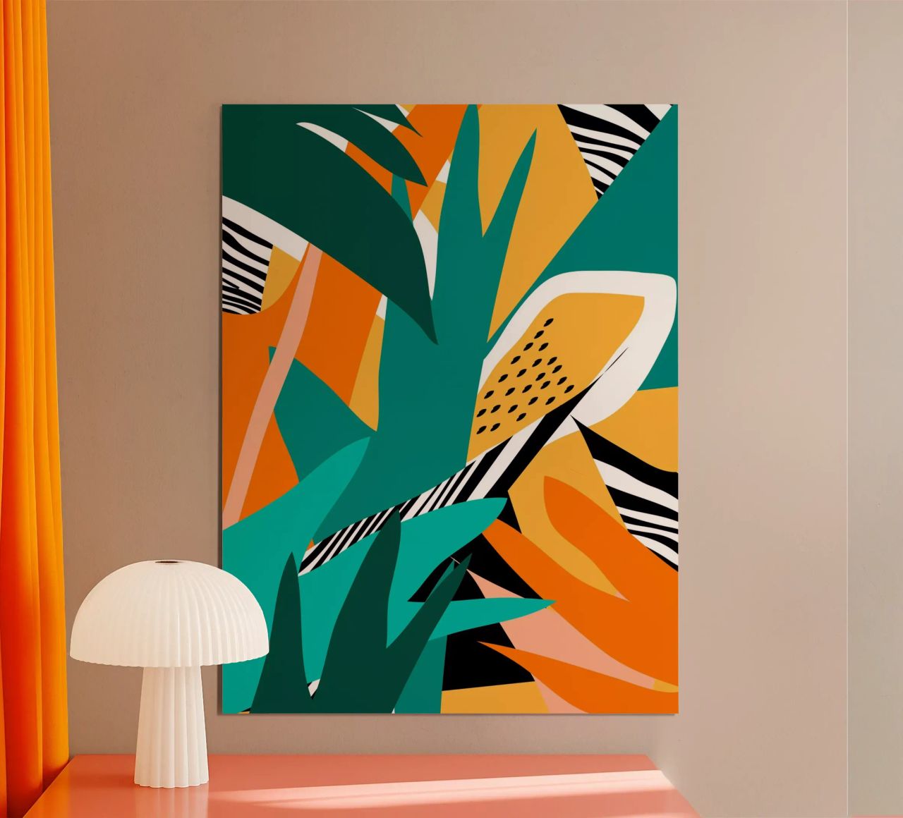 Jungle Abstract poster by ThingDesign