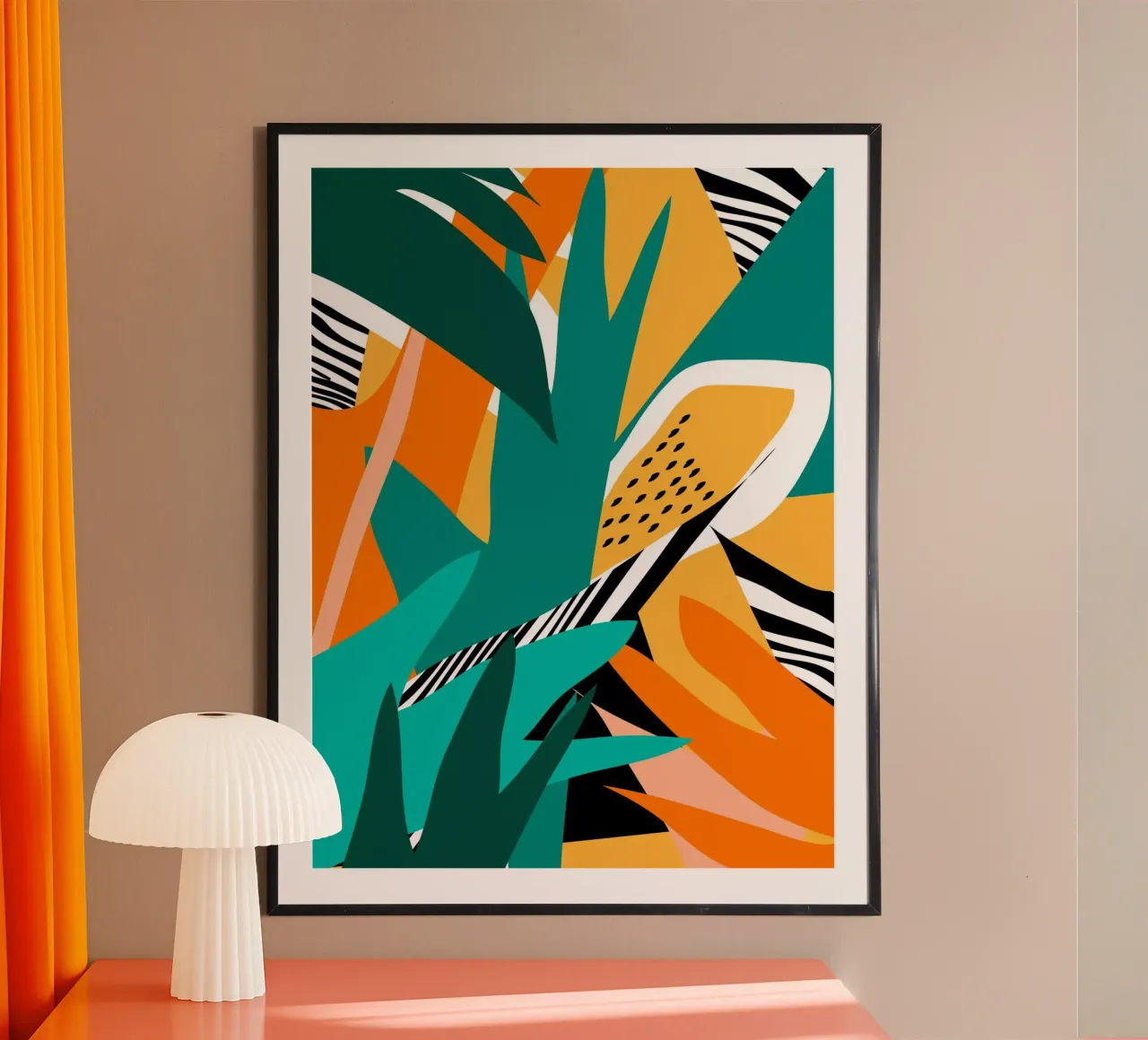 Jungle Abstract poster by ThingDesign