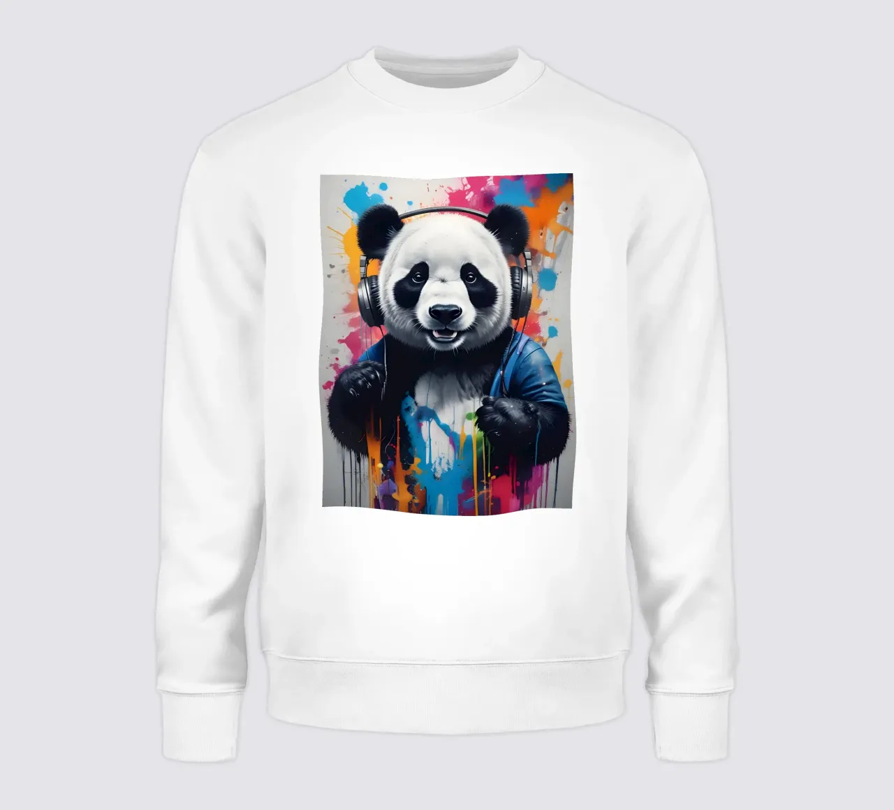 Panda che balla con le cuffie felpa da MakArena