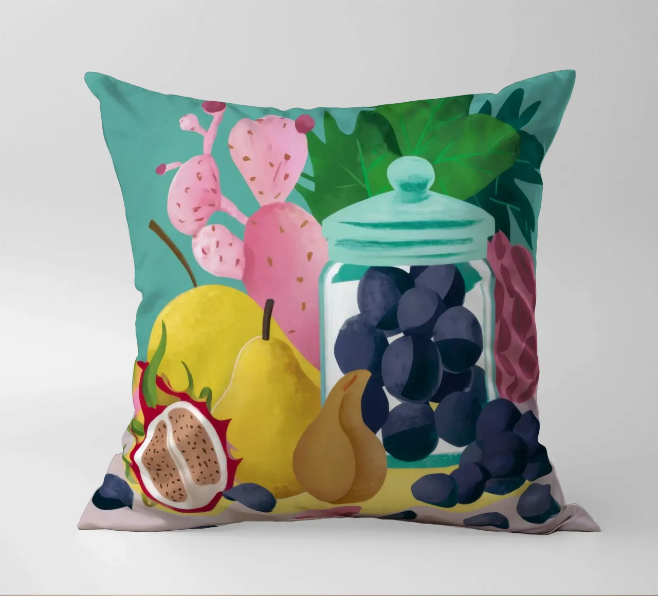 Frutta verdeggiante in abbondanza cuscino da Selene Shade