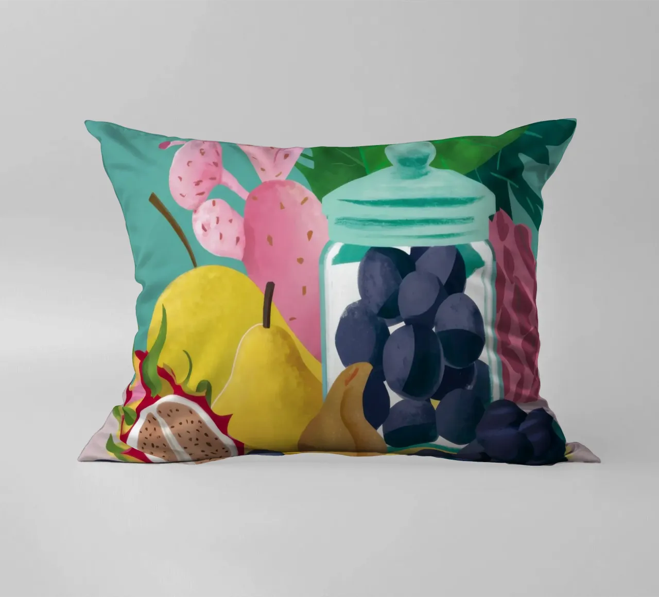 Frutta verdeggiante in abbondanza cuscino da Selene Shade