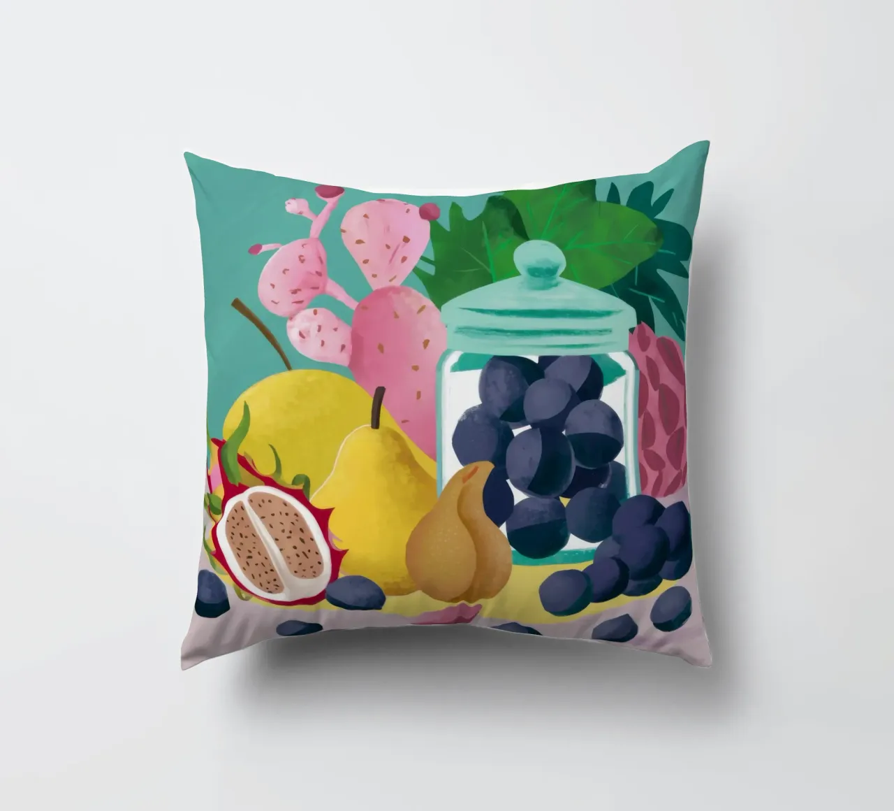 Frutta verdeggiante in abbondanza cuscino da Selene Shade