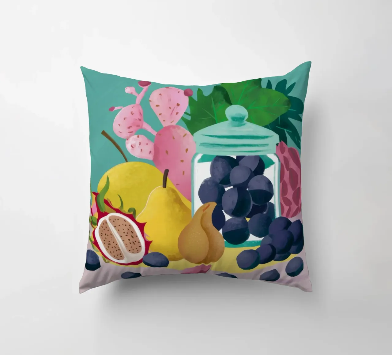 Frutta verdeggiante in abbondanza cuscino da Selene Shade