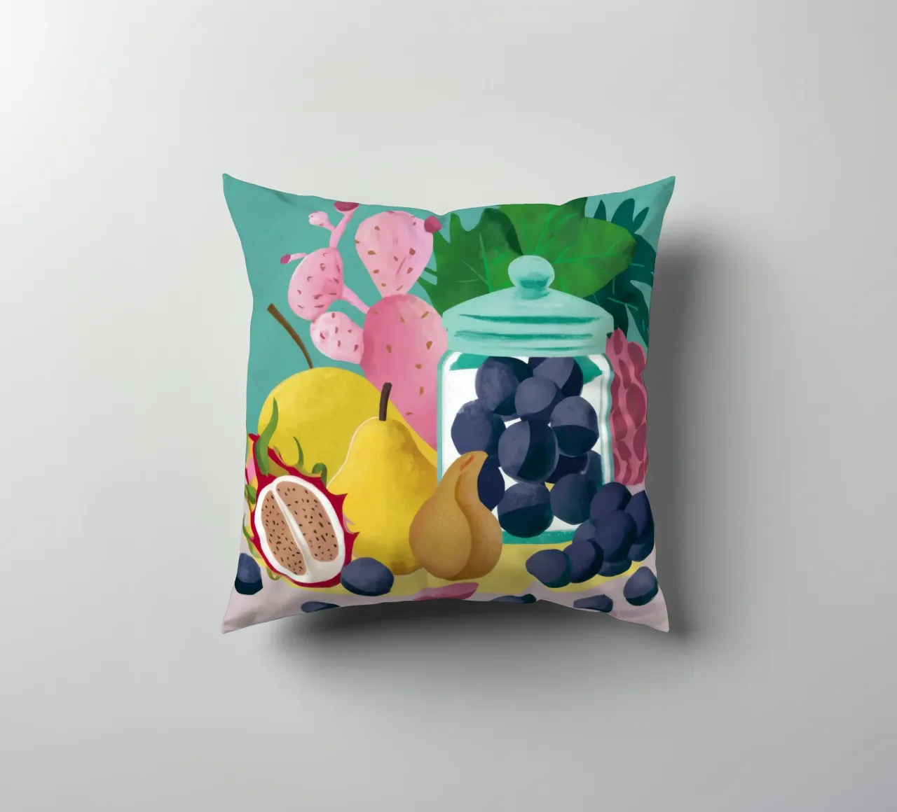 Frutta verdeggiante in abbondanza cuscino da Selene Shade