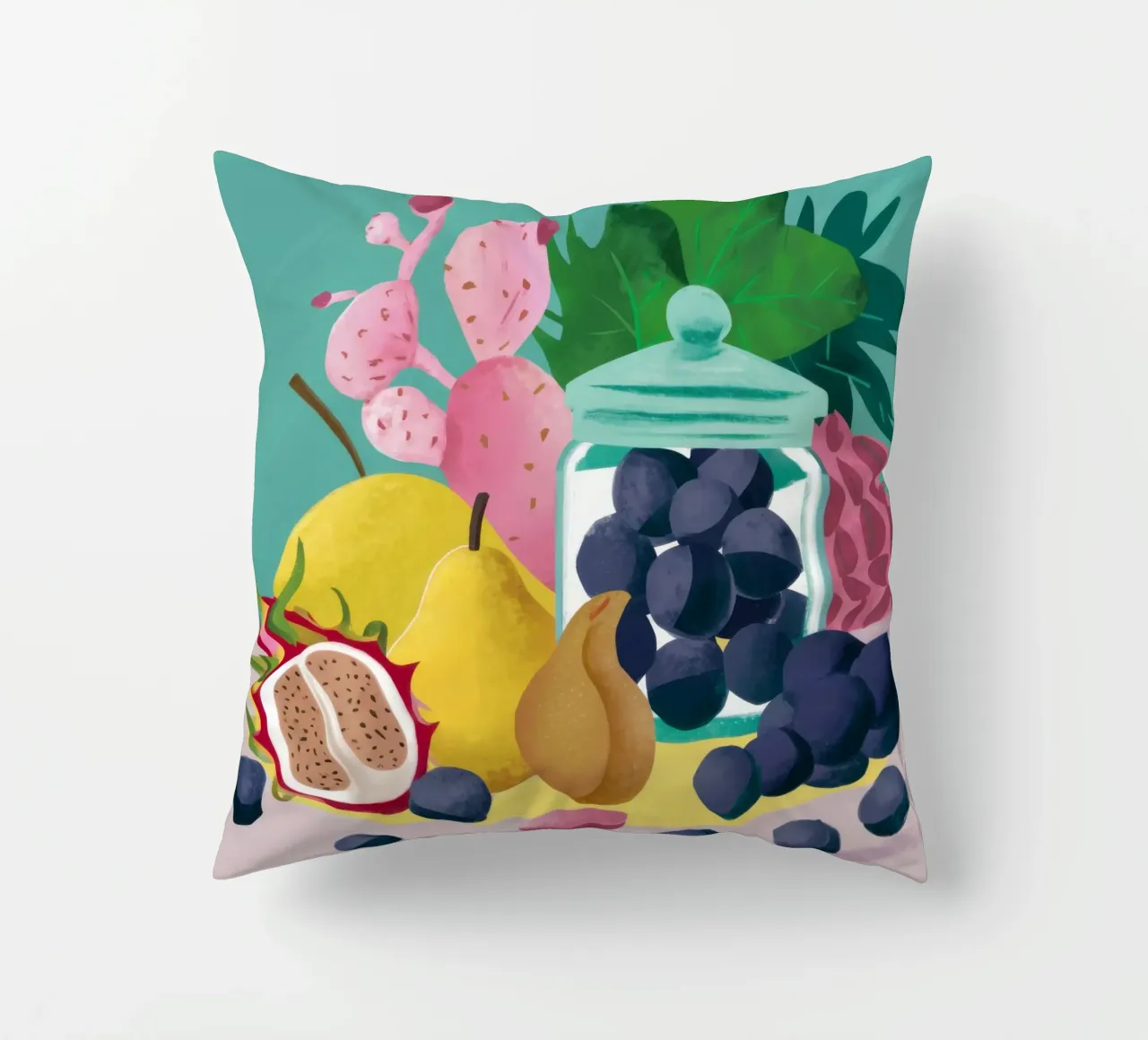 Frutta verdeggiante in abbondanza cuscino da Selene Shade