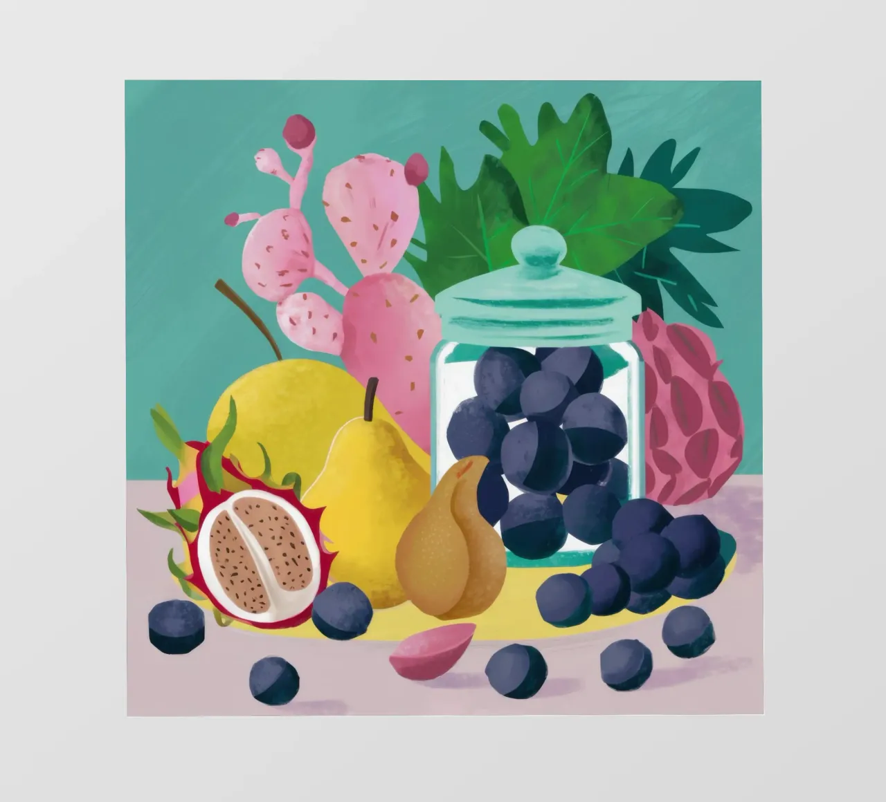 Frutta verdeggiante in abbondanza telo in pvc da Selene Shade