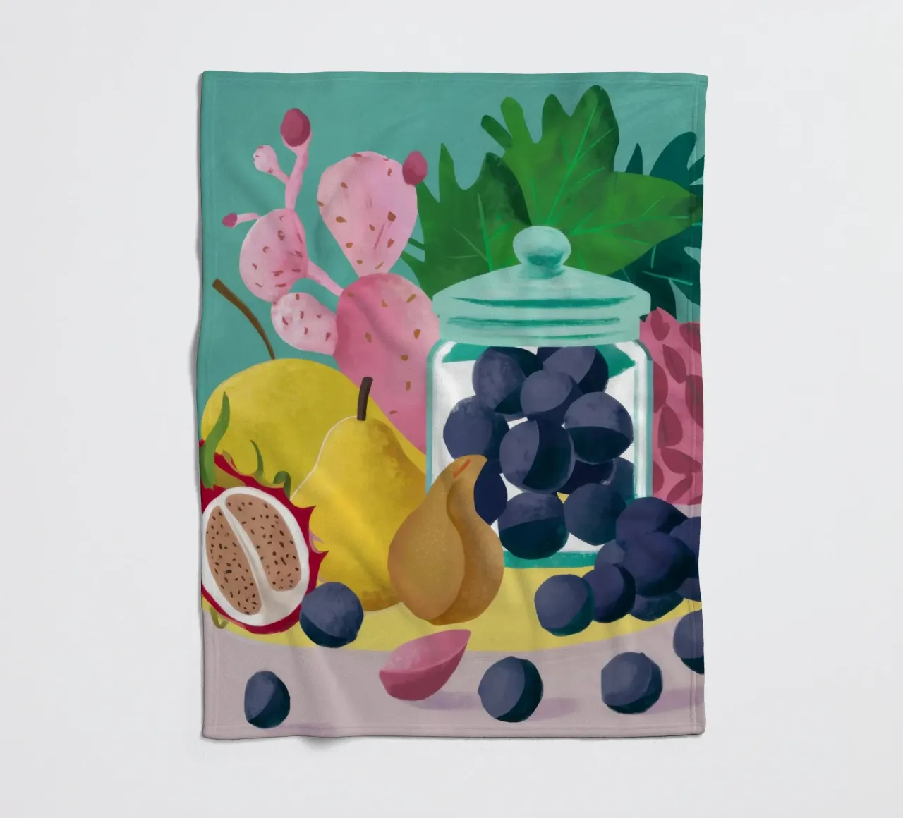 Frutta verdeggiante in abbondanza coperta in pile da Selene Shade