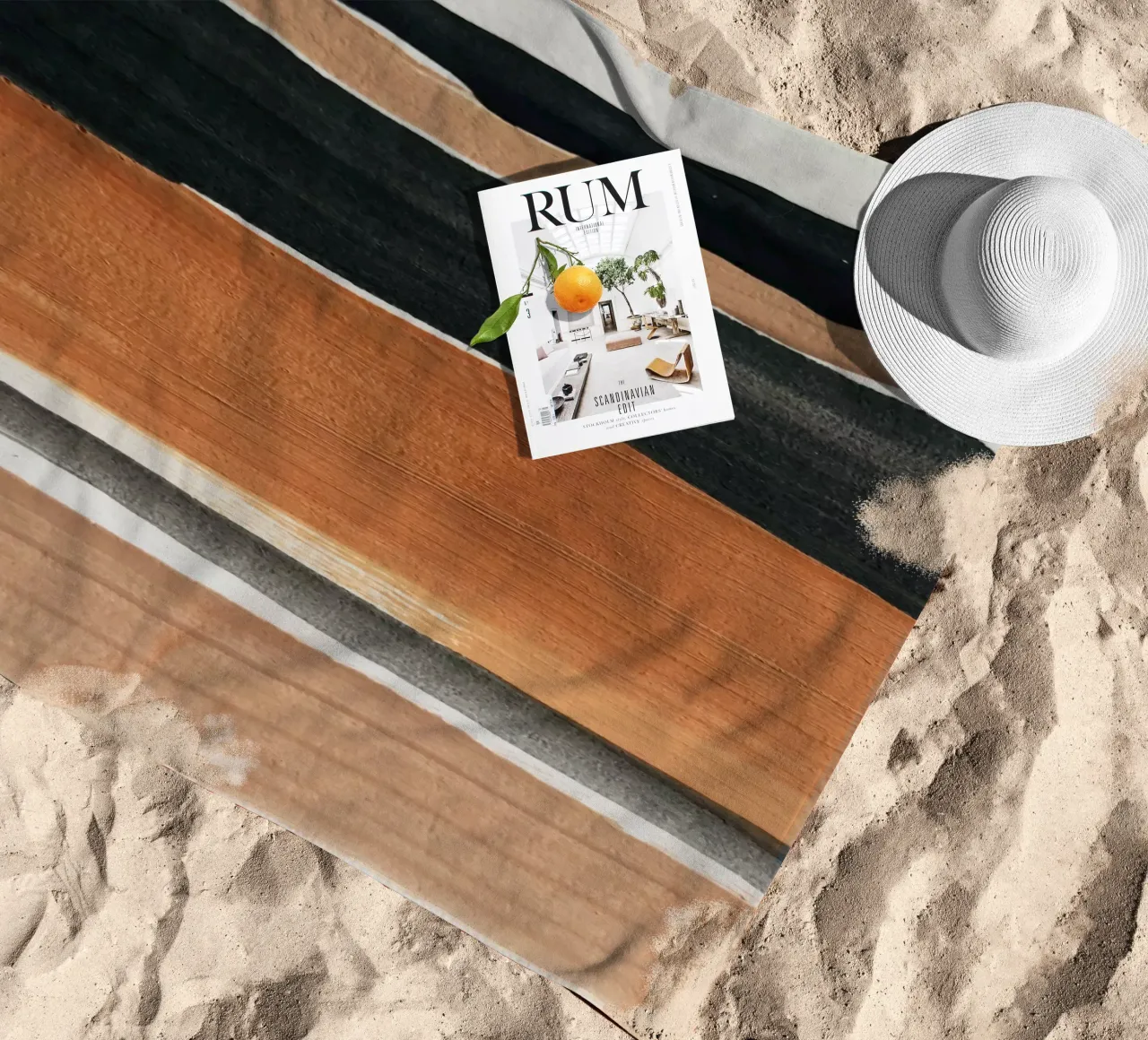 astratto minimo 12 telo mare da ThingDesign