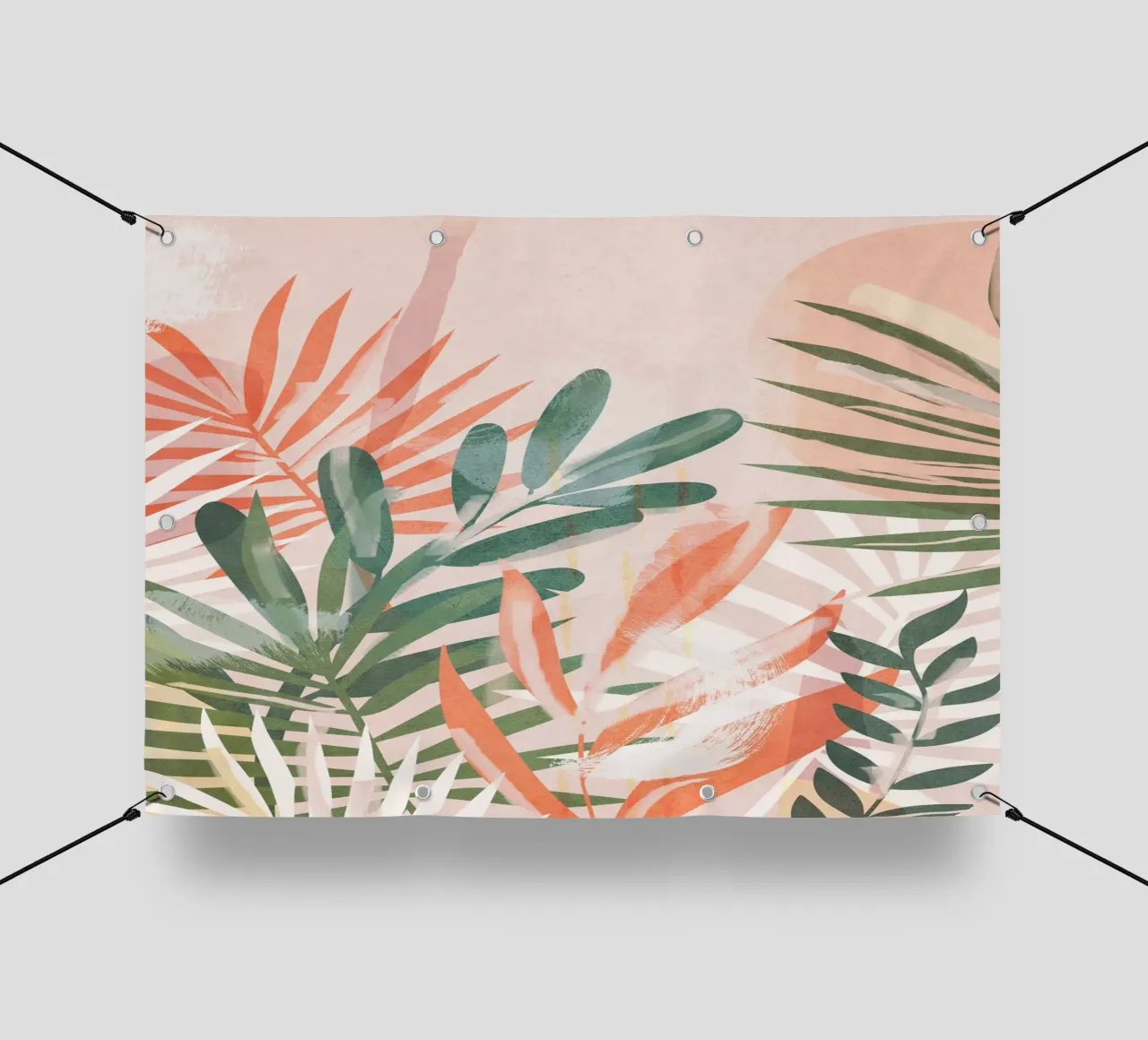 Foglie tropicali 4 telo in pvc da ThingDesign