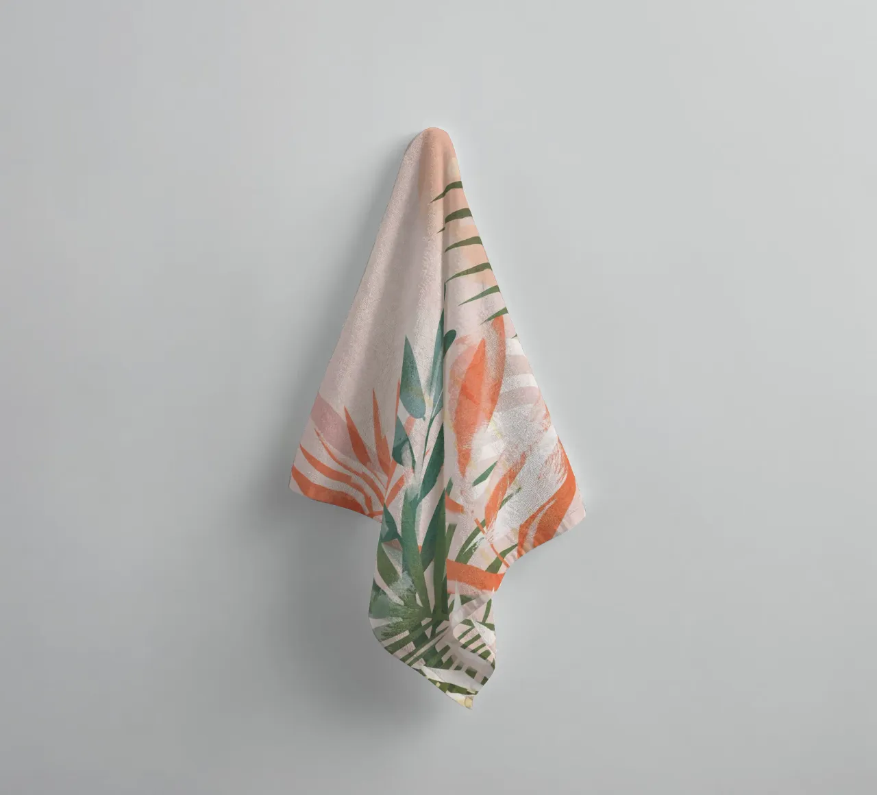 Tropical Leaves 4 towel by ThingDesign