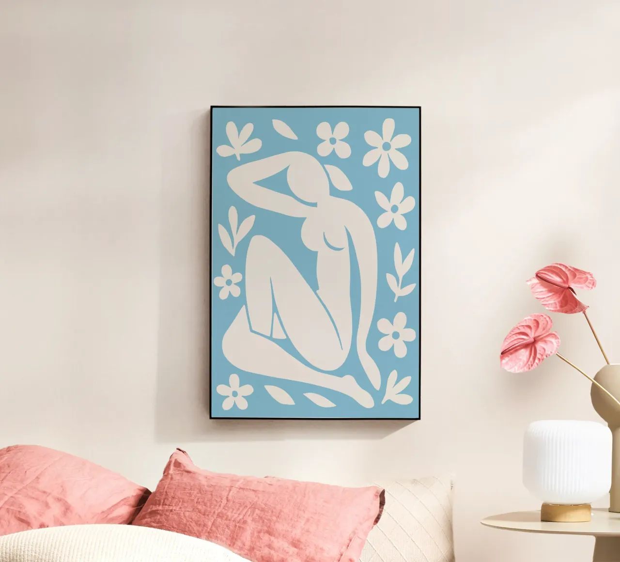 Fleur et forme (Blue) plexiglass da treechild