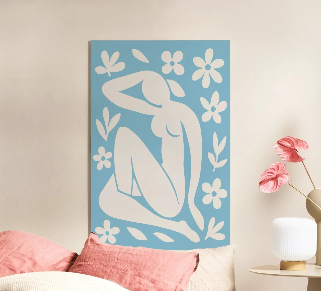 Fleur et forme (Blue) plexiglass da treechild