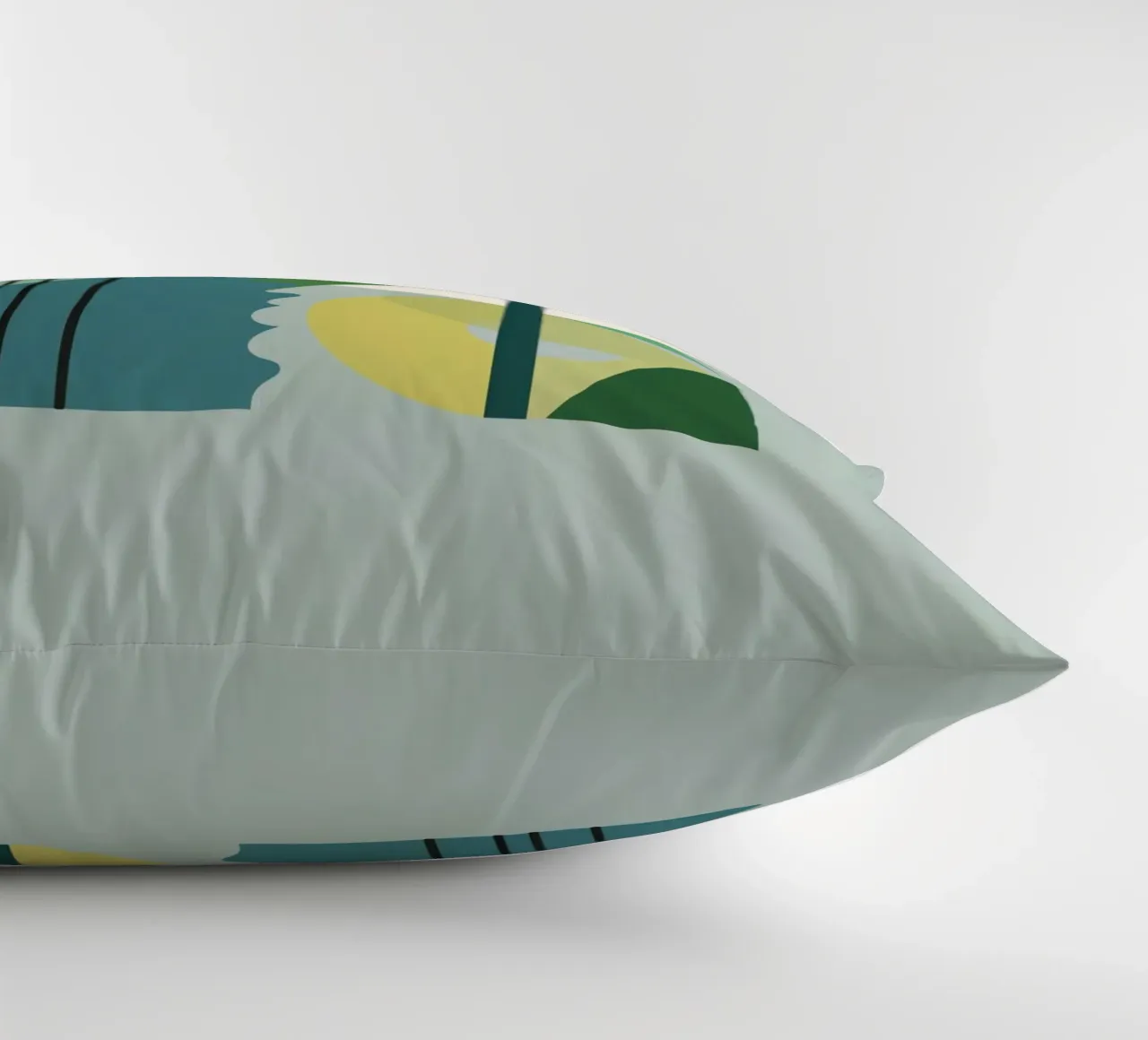 Abstract Geometric Composition with Ladder and Circular Art decorative cushion by DesignDoodle