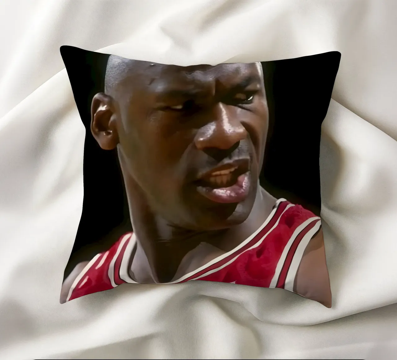 Michael Jordan cuscino da Low poly art