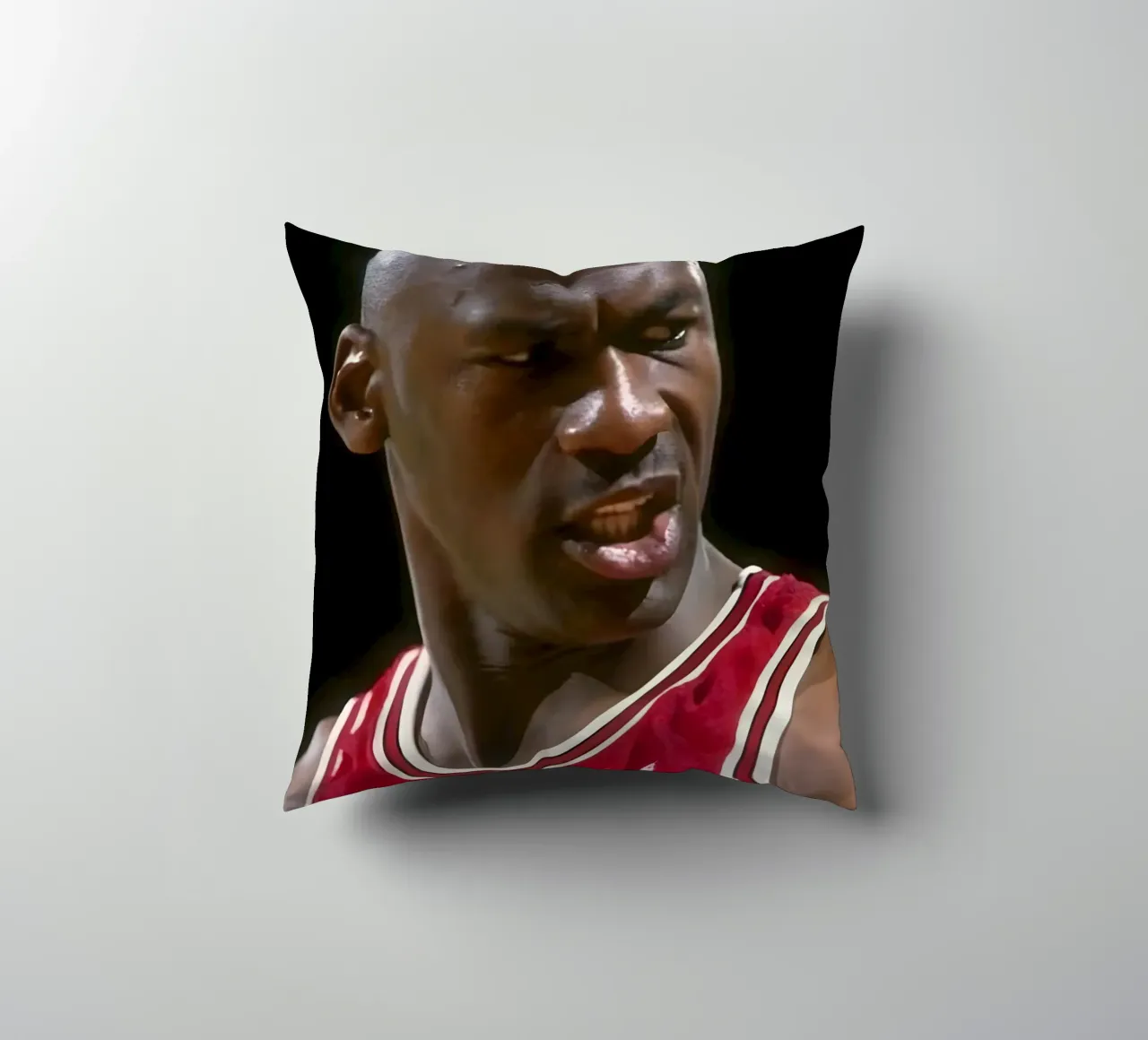 Michael Jordan cuscino da Low poly art