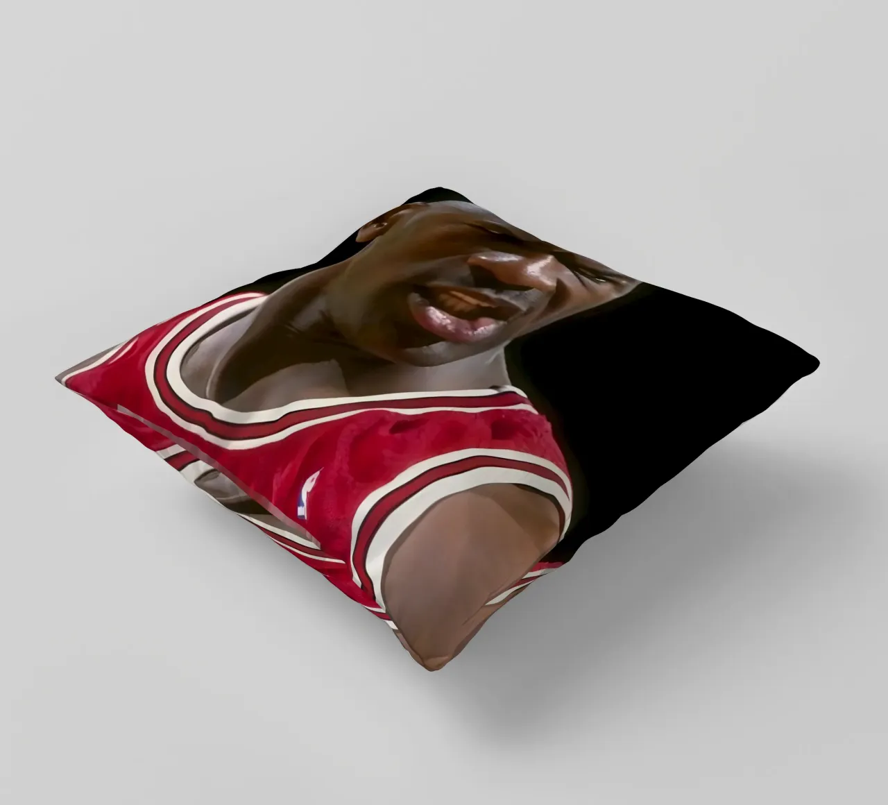 Michael Jordan cuscino da Low poly art