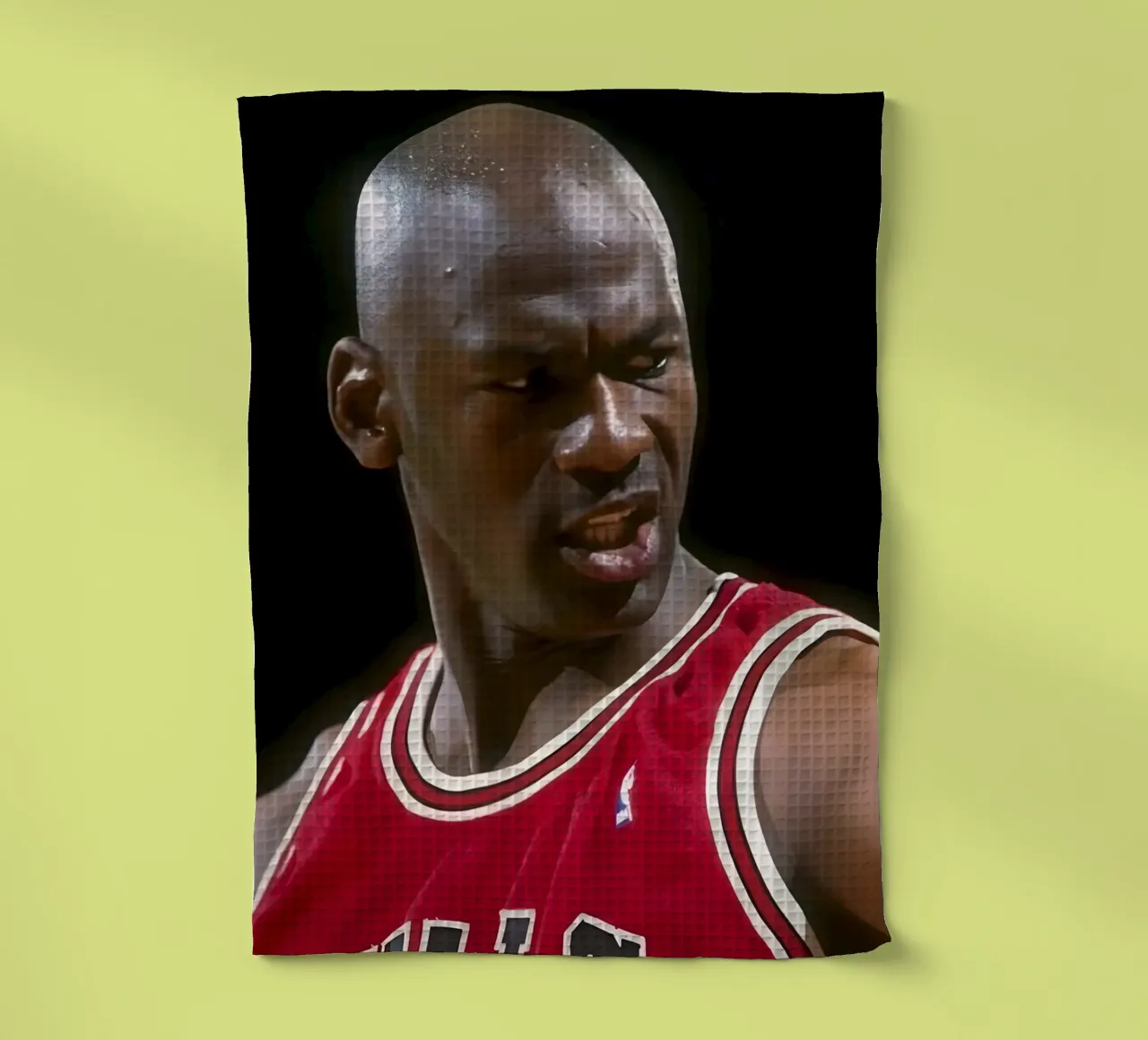 Michael Jordan canovaccio da cucina da Low poly art
