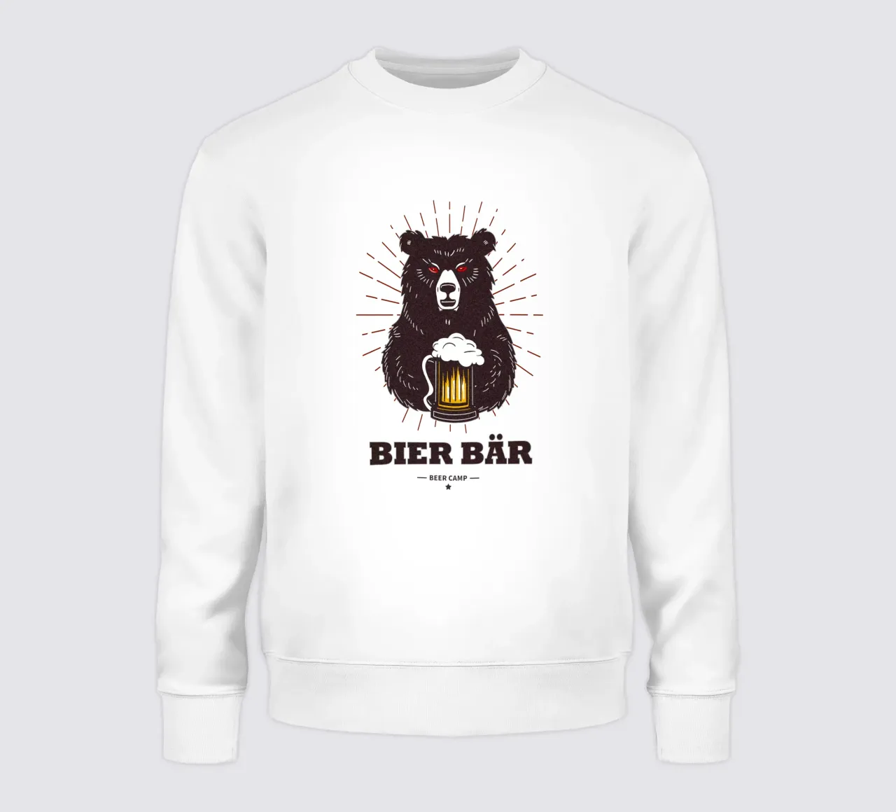Beer Bear - Beer Camp sweatshirt by Black Sign Artwork