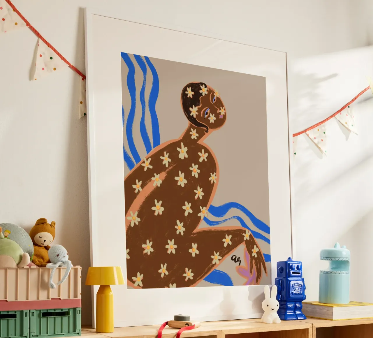 Blooming Daisy poster da Arty Guava