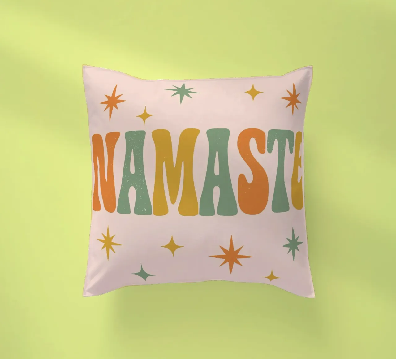 Namaste (Square) cuscino da treechild