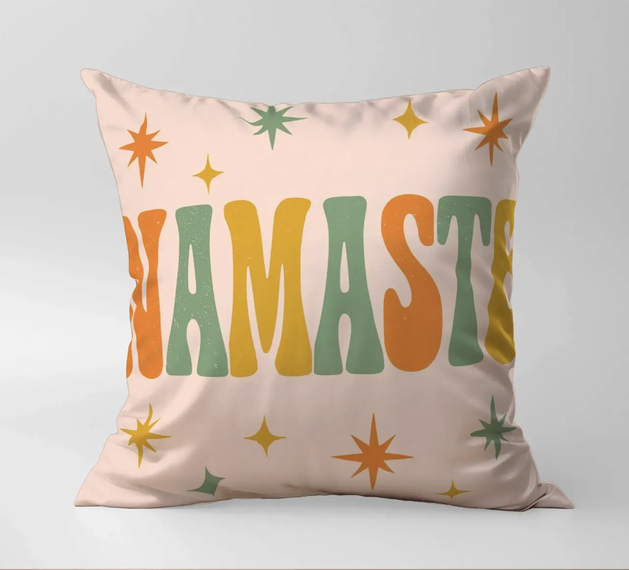 Namaste (Square) cuscino da treechild