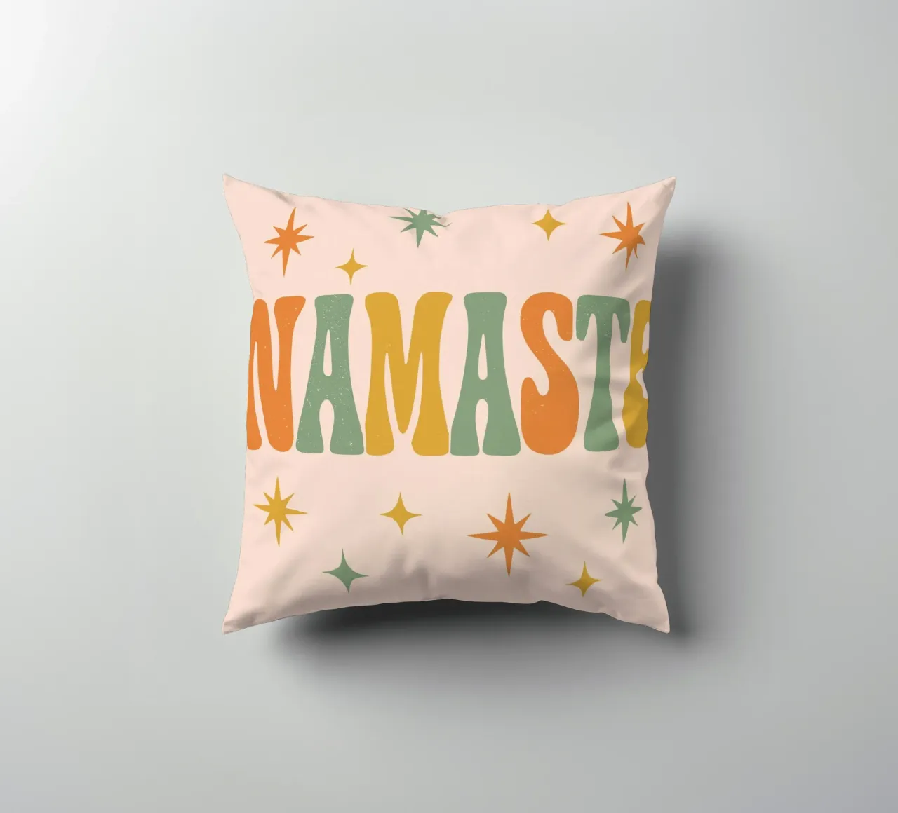 Namaste (Square) cuscino da treechild