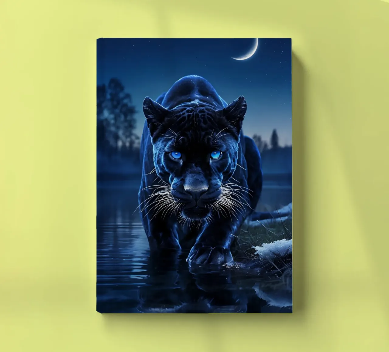 Panther on the hunt notebook by 🥝 KIWI STORE