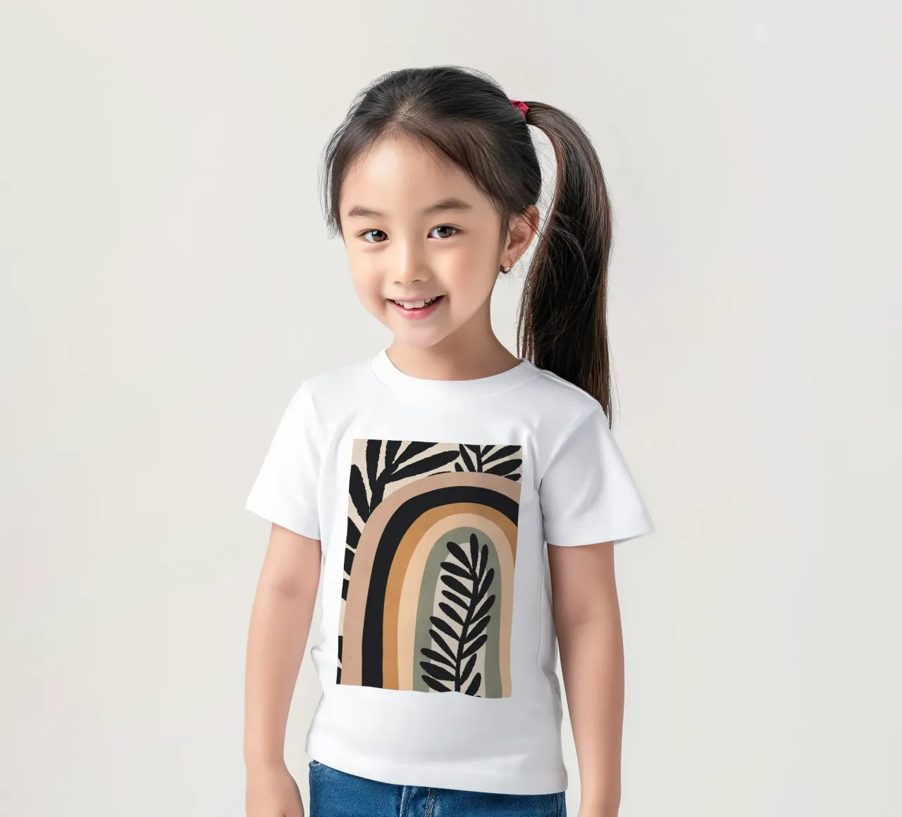 Abstract Art Rainbow 2 kids t-shirt by ThingDesign