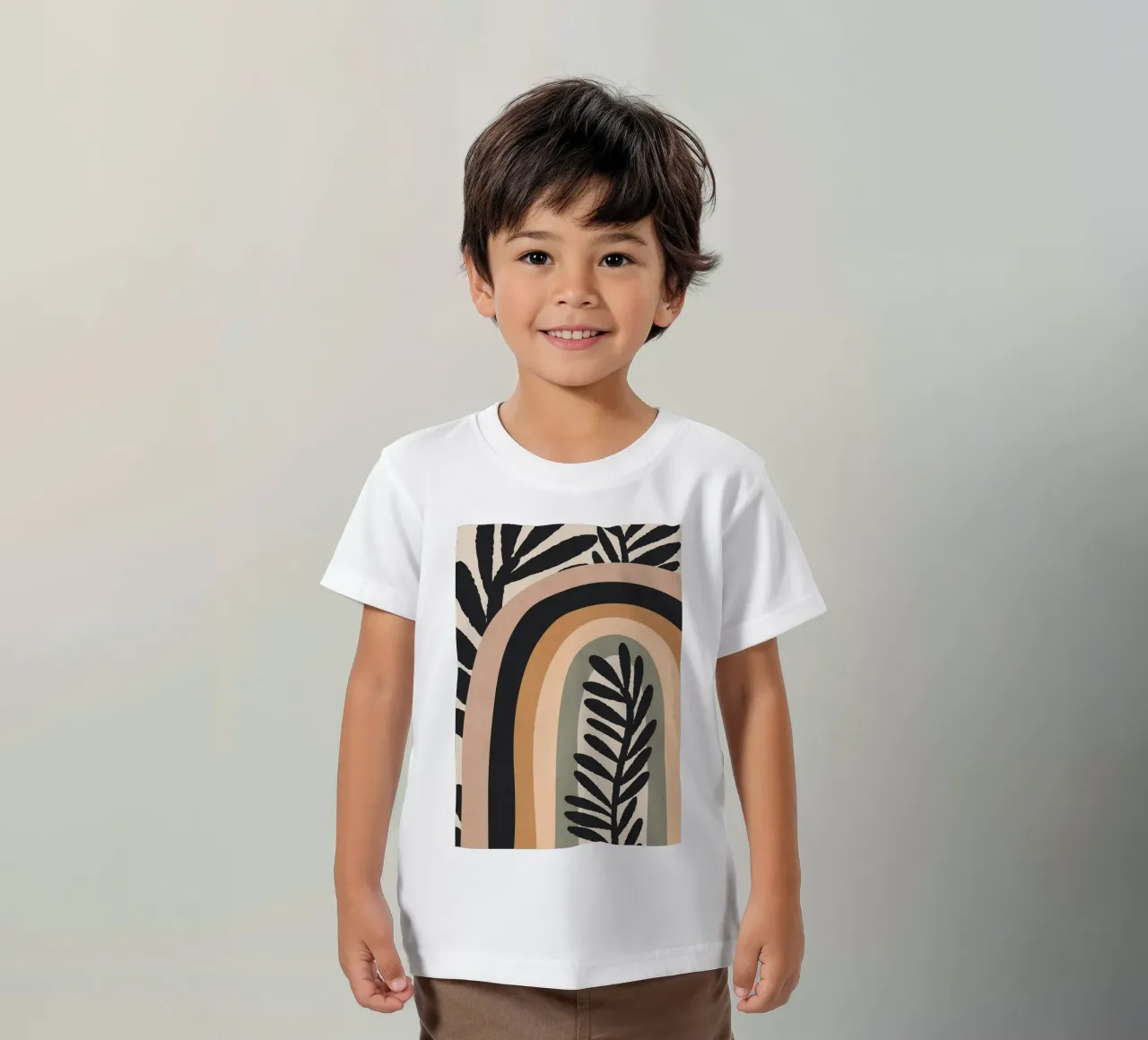 Abstract Art Rainbow 2 kids t-shirt by ThingDesign