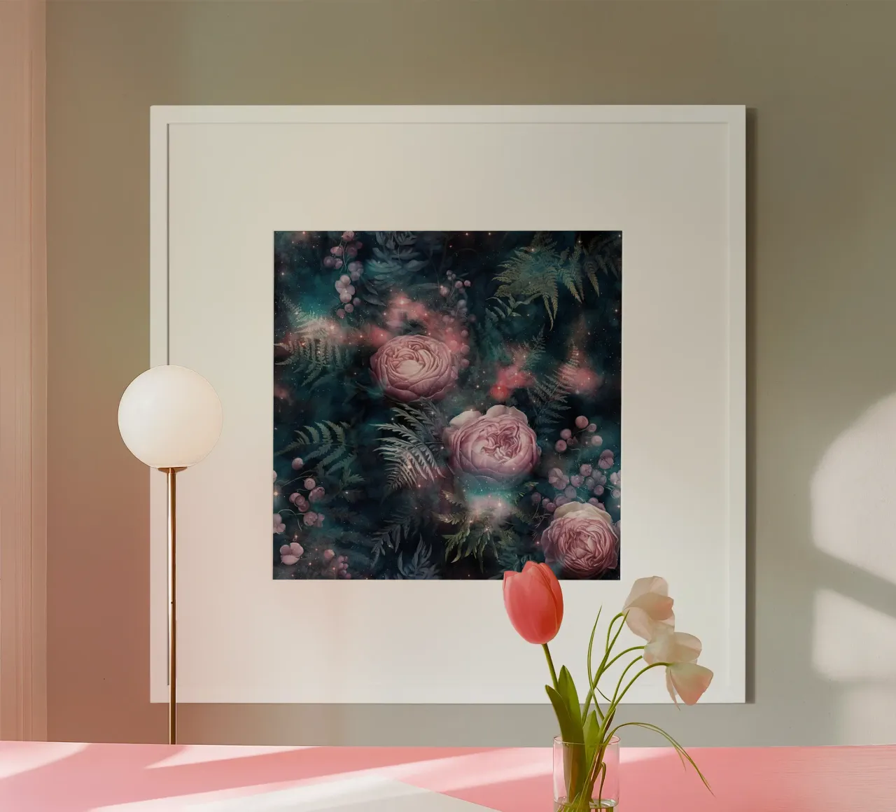Immagine del bosco fantastico 6 poster con telaio in plastica da Yaso Design Boho & Botanic